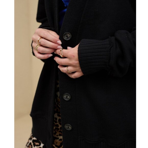 aerie Fleece Cardigan - Picture 3 of 5